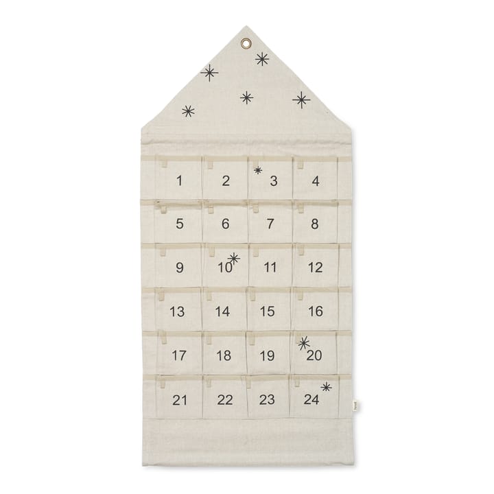 Star domek świątecznego  kalendarz100 cm - Sand - Ferm LIVING