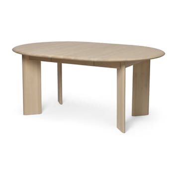 Stół do jadalni Bevel Extendable z 1 wkładem - White Oiled Beech - Ferm Living