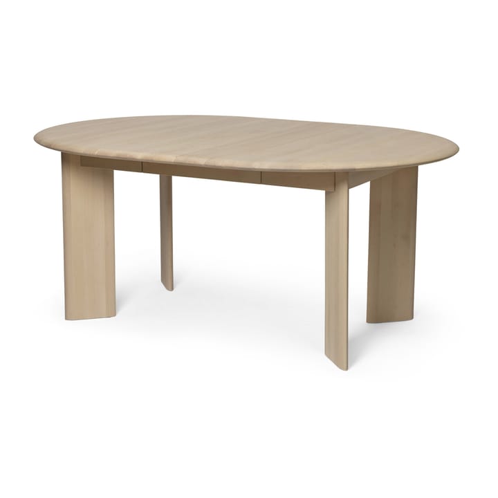 Stół do jadalni Bevel Extendable z 1 wkładem, White Oiled Beech Ferm Living
