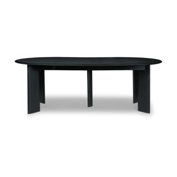 Stół do jadalni Bevel Extendable z 2 wkładami - Czarny olejowany buk - Ferm Living