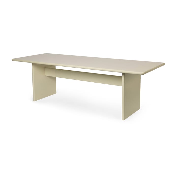 Stół do jadalni Rink duży 240x90x74 cm, Eggshell Ferm Living