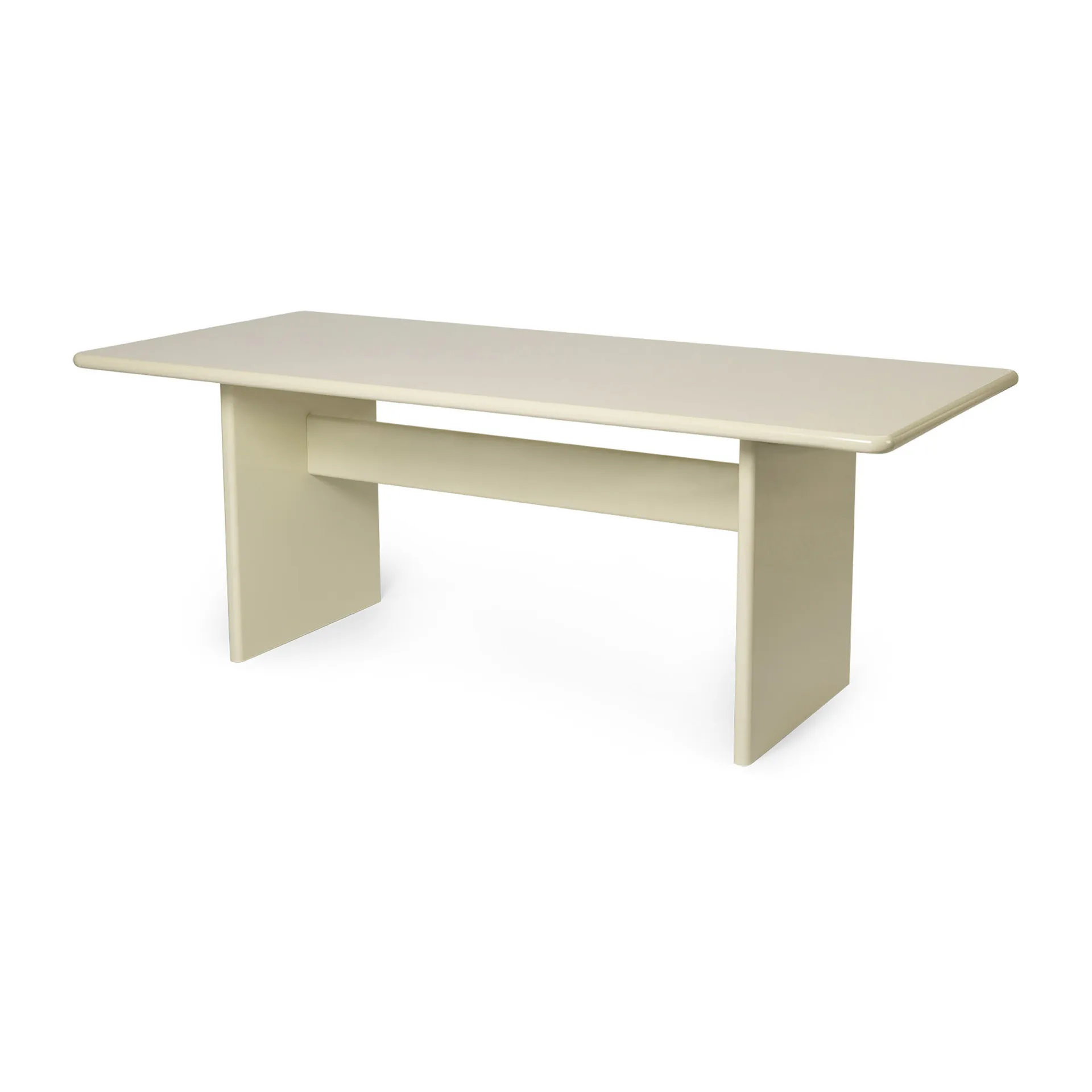 Stół do jadalni Rink small 200x90x74 cm, Eggshell Ferm Living