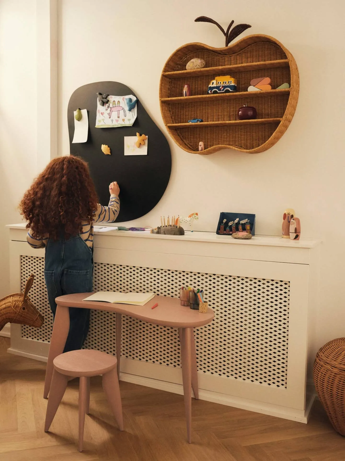 Stołek Feve kids , Rose Ferm Living