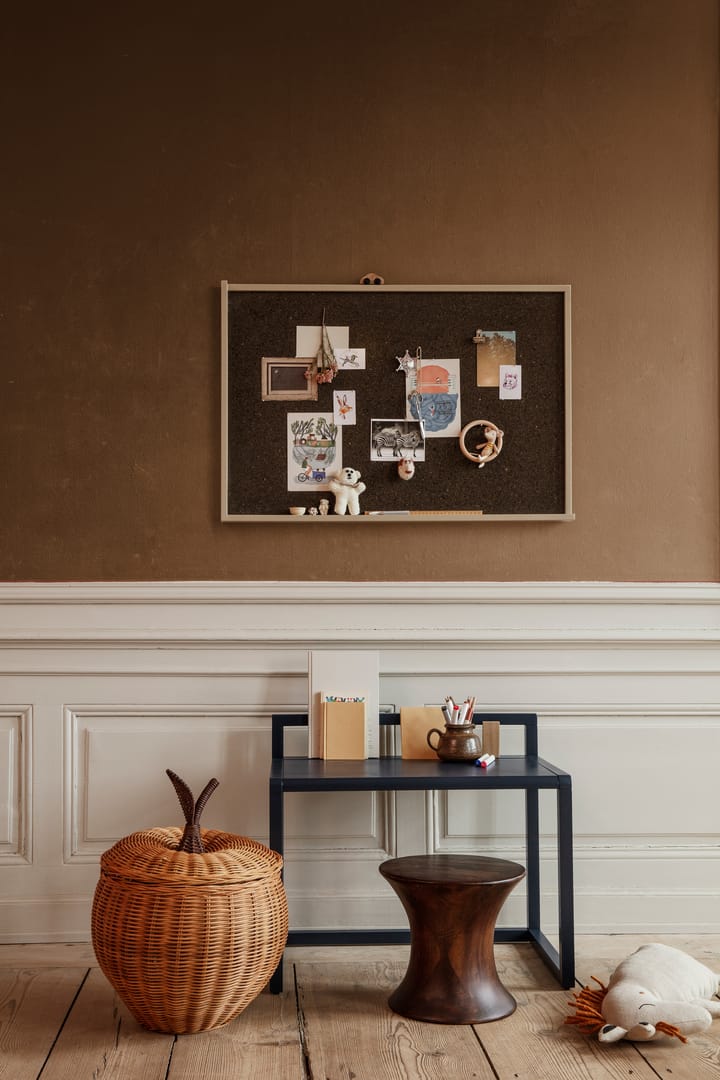 Stołek Spin 30 cm - Drewno mango - Ferm LIVING