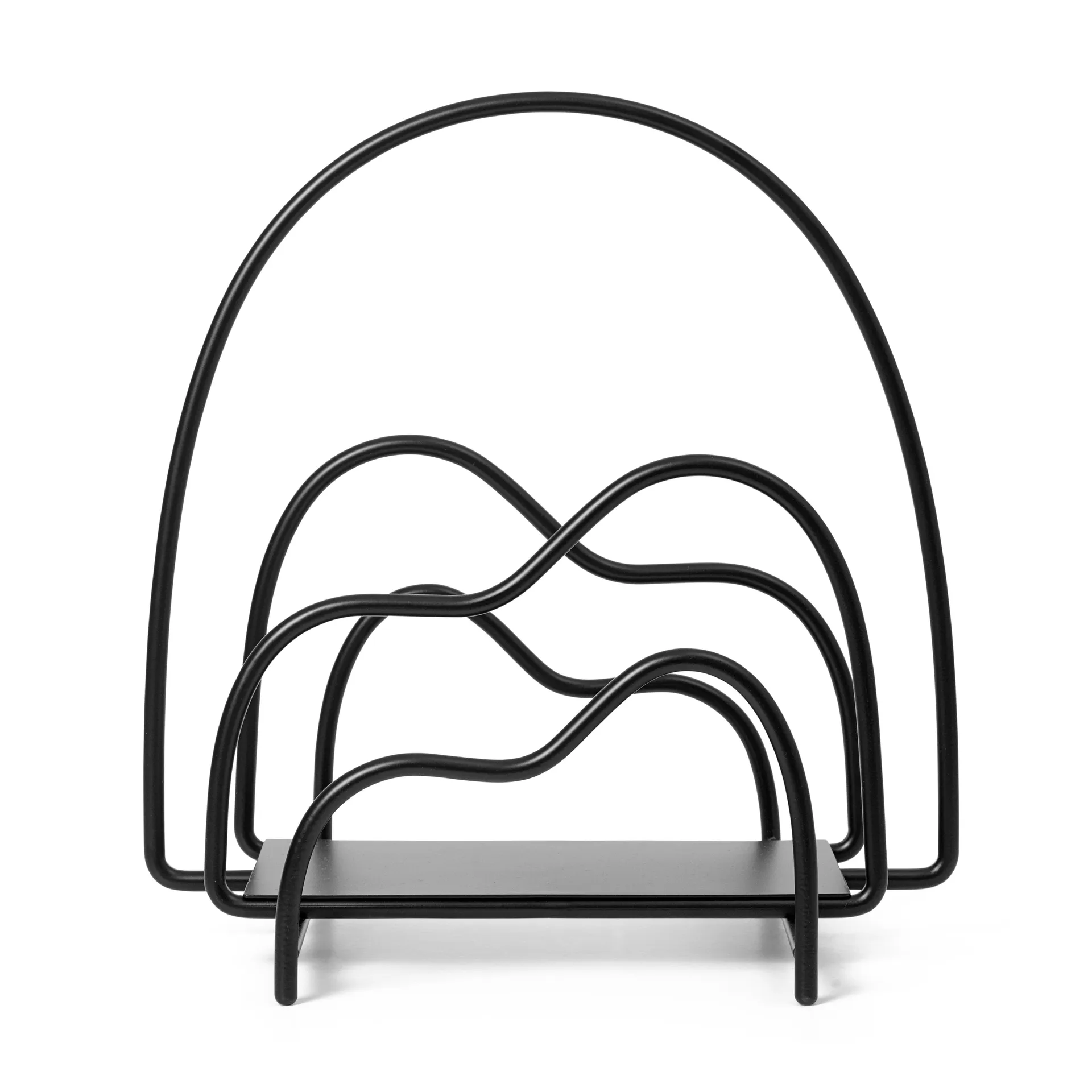Stojak na czasopisma Lithos, Black Ferm Living