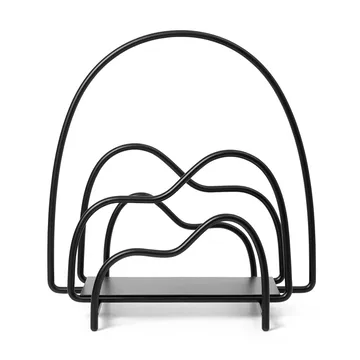 Stojak na czasopisma Lithos - Black - Ferm Living