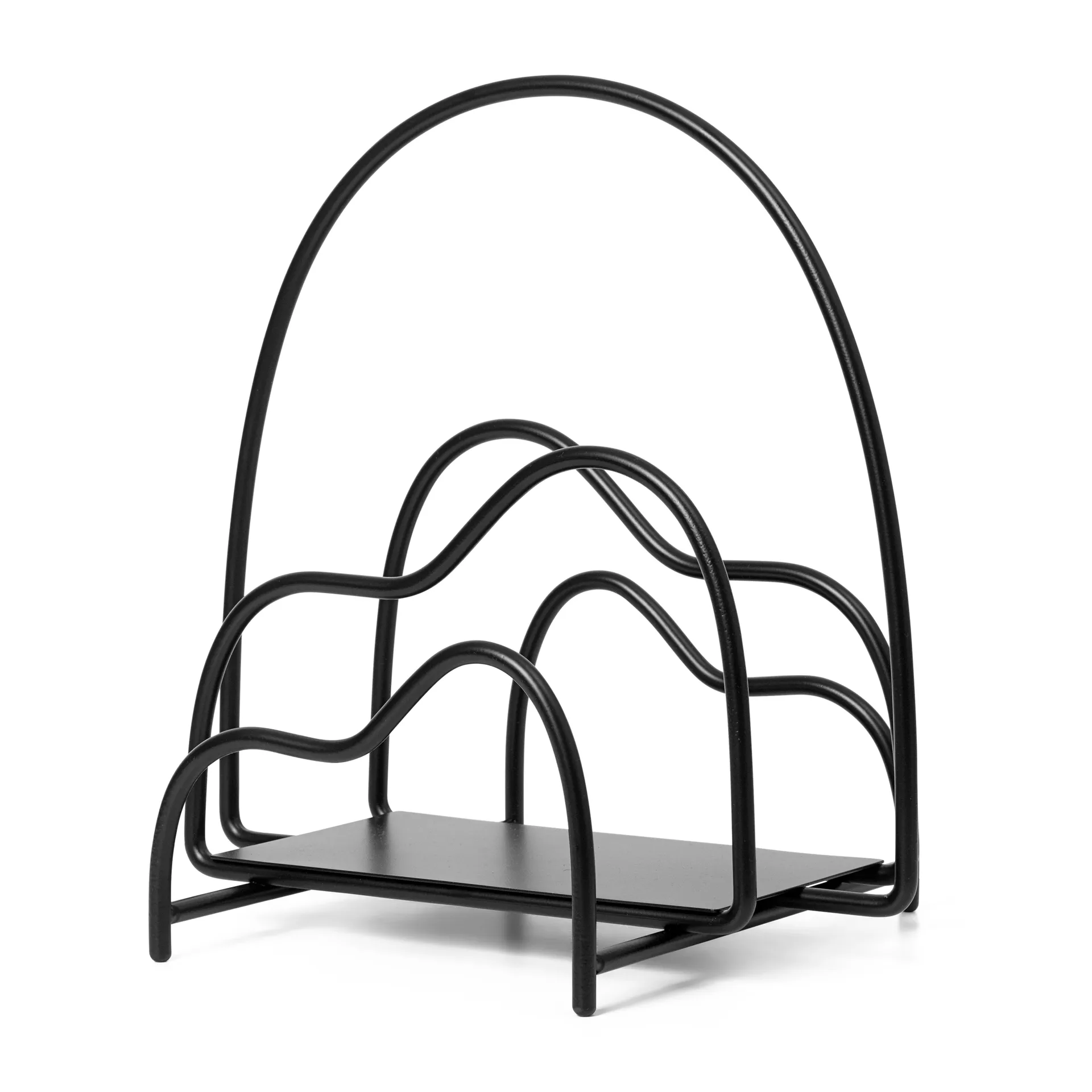 Stojak na czasopisma Lithos, Black Ferm Living