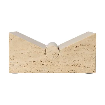 Stojak na książki Tvara - Travertine, 22x22 cm - Ferm Living