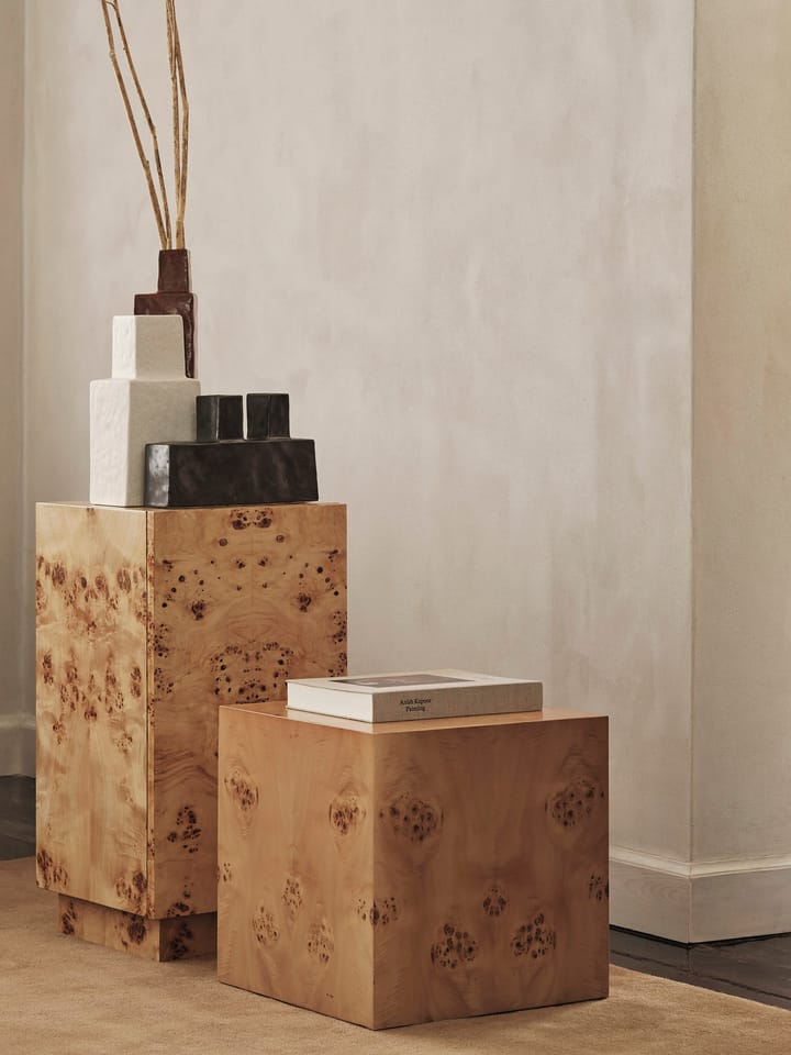 Stolik boczny Burl Cube 40x40 cm, Natural Ferm Living
