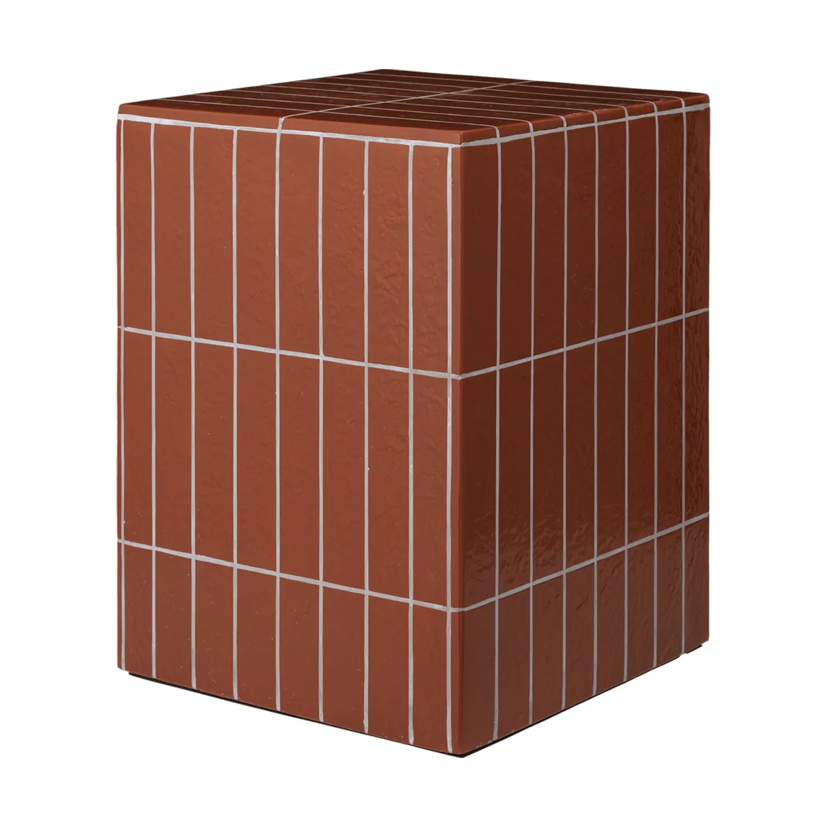 Stolik boczny Pillar , Brown, 32x32x42 cm Ferm Living
