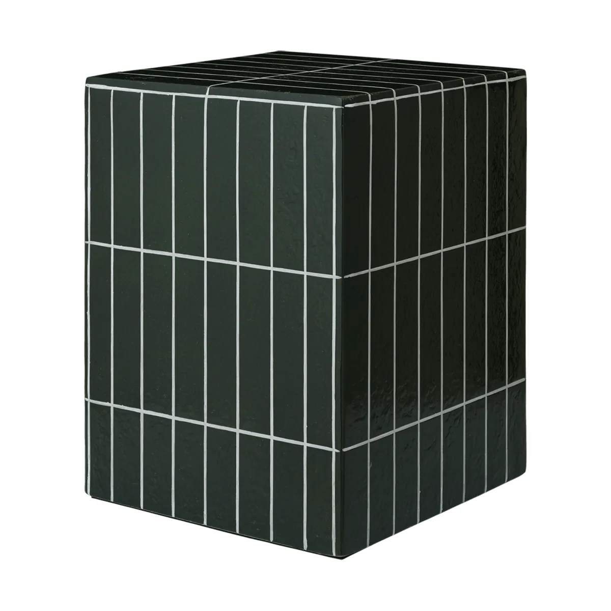 Stolik boczny Pillar , Dark green, 32x32x42 cm Ferm Living