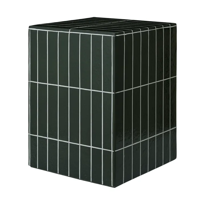 Stolik boczny Pillar  - Dark green, 32x32x42 cm - Ferm Living