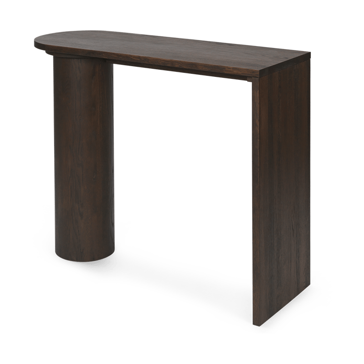 Stolik boczny Pylo Console Table 85x36x100 cm - Ciemno zabarwiony dąb - ferm LIVING