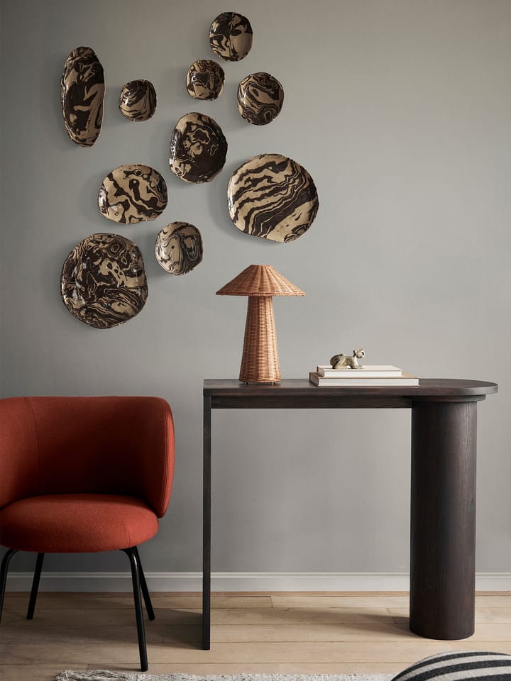 Stolik boczny Pylo Console Table 85x36x100 cm, Ciemno zabarwiony dąb Ferm Living