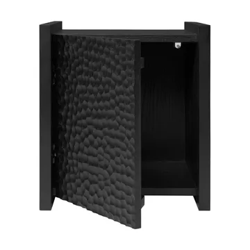 Stolik boczny Scarni - Ciemno bejcowany jesion, 38×40×45 cm - Ferm Living