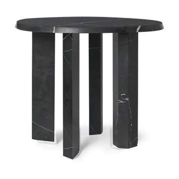 Stolik boczny Taula Ø54,4x45 cm - Black - Ferm Living