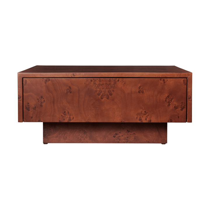 Stolik Burl storage70x70 cm, Dark stained burl Ferm Living