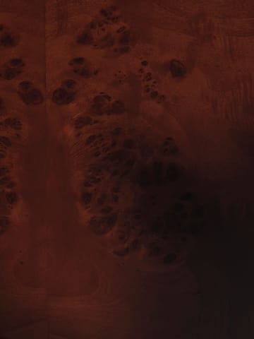 Stolik Burl storage70x70 cm - Dark stained burl - Ferm Living