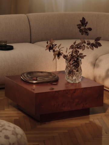 Stolik Burl storage70x70 cm - Dark stained burl - Ferm Living