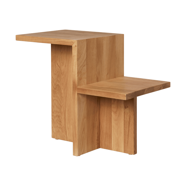 Stolik Distinct wapień 59,5x35x50 cm - Natural oak - Ferm Living