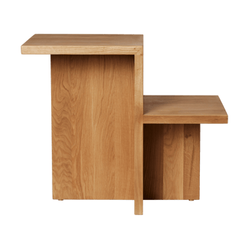 Stolik Distinct wapień 59,5x35x50 cm - Natural oak - Ferm Living