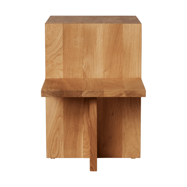 Stolik Distinct wapień 59,5x35x50 cm, Natural oak Ferm Living