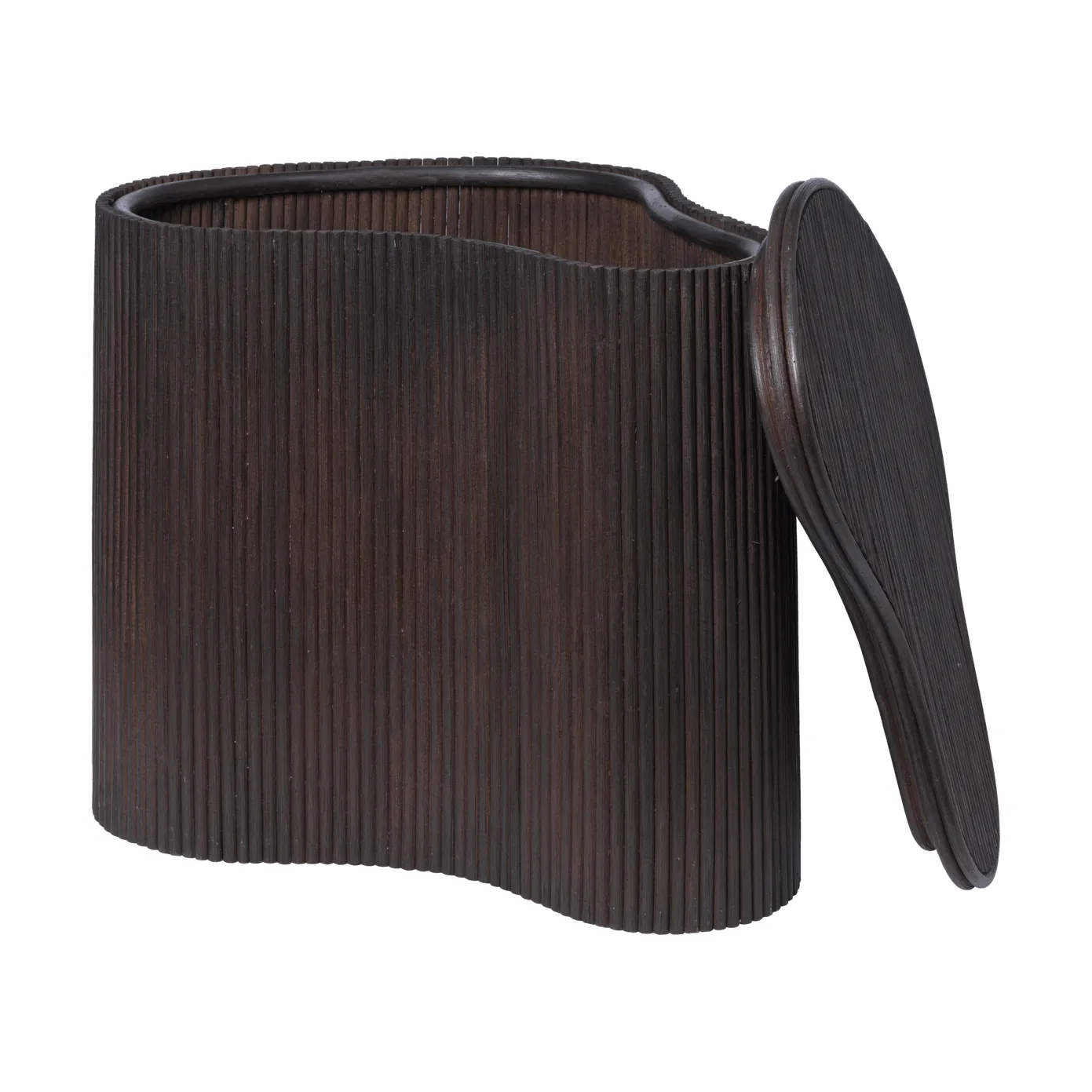 Stolik Isola z możliwością przechowywania, Dark stained Ferm Living