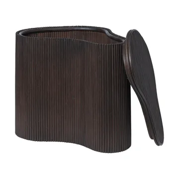 Stolik Isola z możliwością przechowywania - Dark stained - Ferm Living