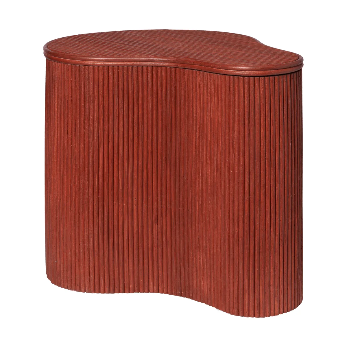 Stolik Isola z możliwością przechowywania, Oxide red Ferm Living