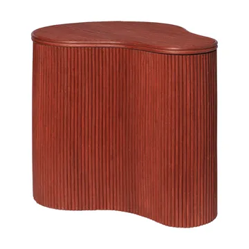 Stolik Isola z możliwością przechowywania - Oxide red - Ferm Living