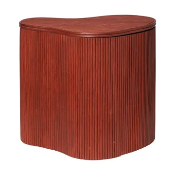 Stolik Isola z możliwością przechowywania - Oxide red - Ferm Living