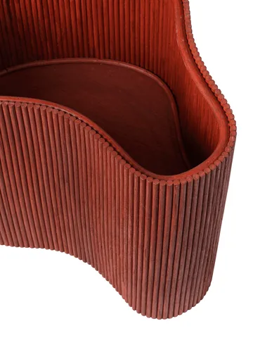 Stolik Isola z możliwością przechowywania - Oxide red - Ferm Living