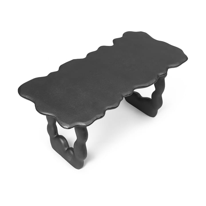 Stolik kawowy Dal Piece 100x50x47 cm, Czarny aluminium Ferm Living