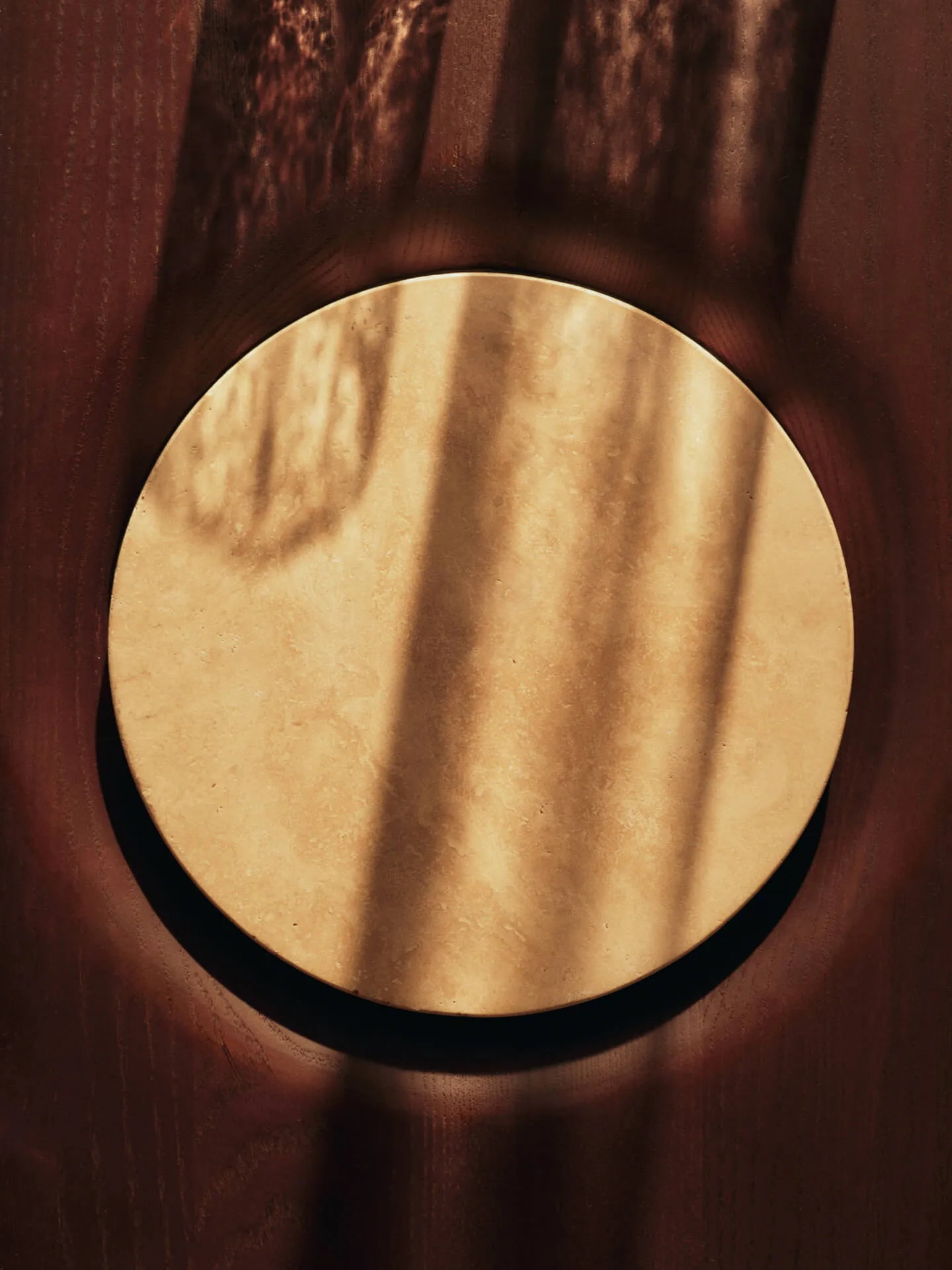 Stolik kawowy Grova, Travertine, 155x55x34 m Ferm Living