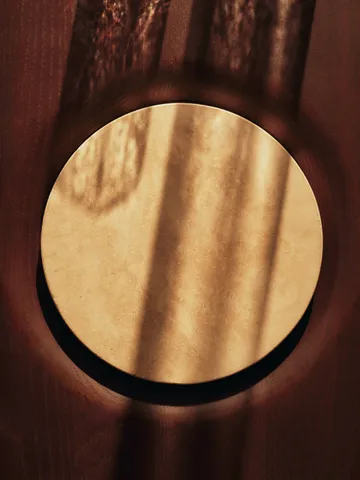 Stolik kawowy Grova - Travertine, 155x55x34 m - Ferm Living