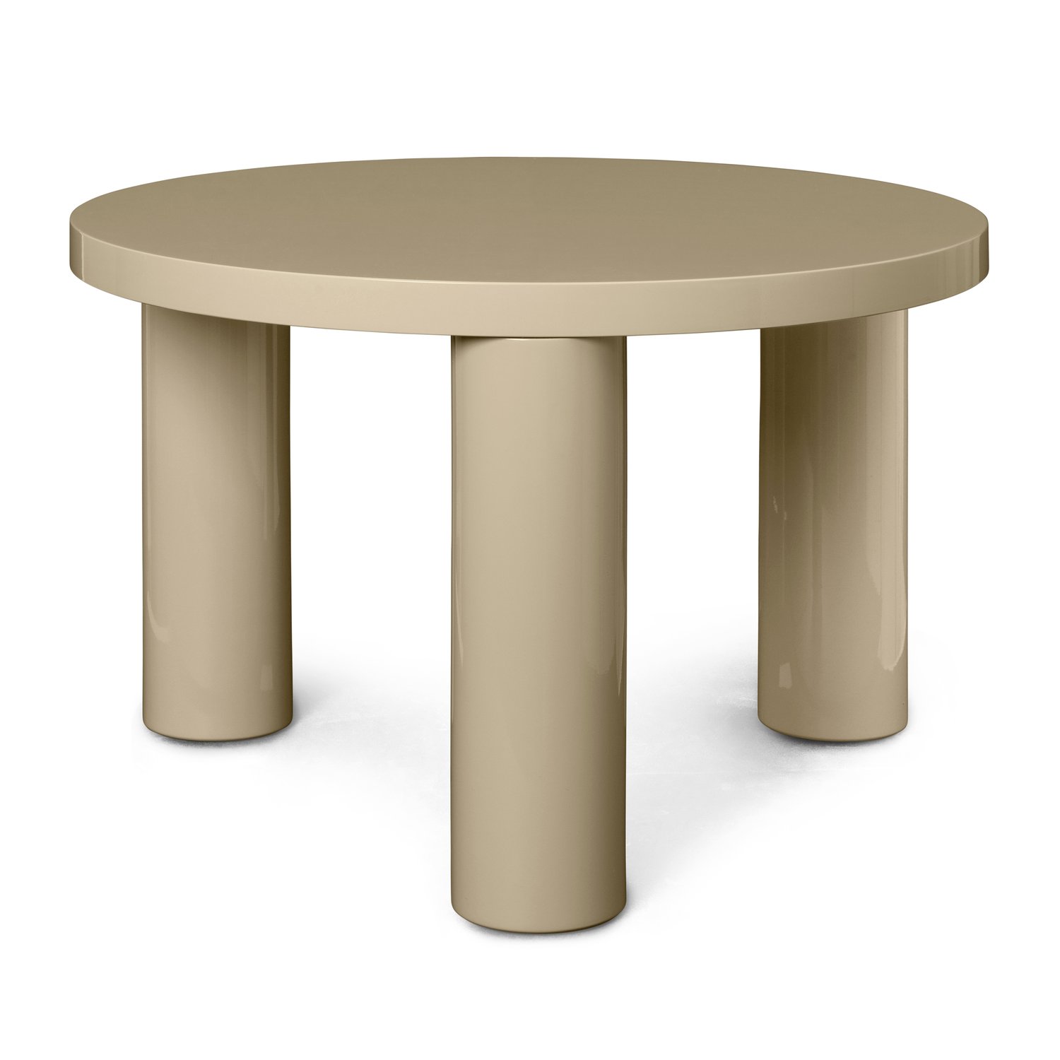 Ferm Living Stolik kawowy Post small Ø65 cm Cashmere