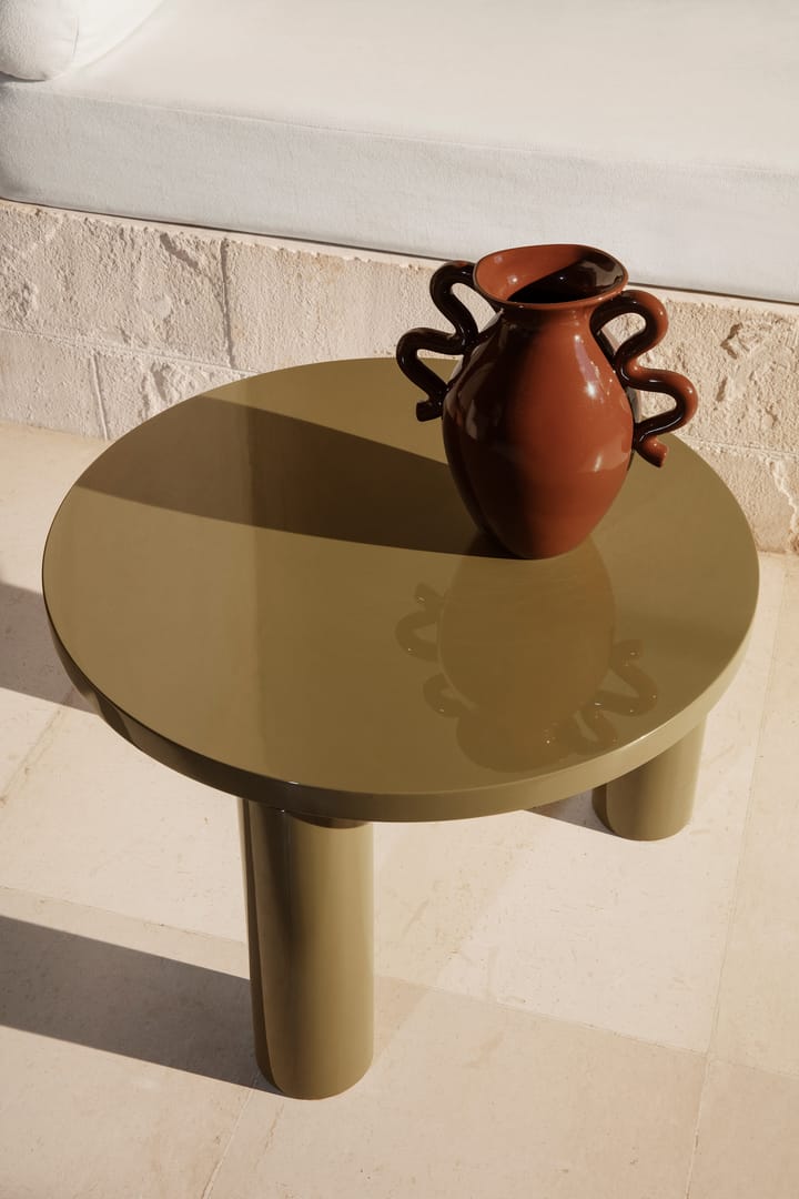 Stolik kawowy Post small Ø65 cm, Olive Ferm Living