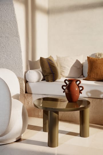 Stolik kawowy Post small Ø65 cm - Olive - Ferm Living