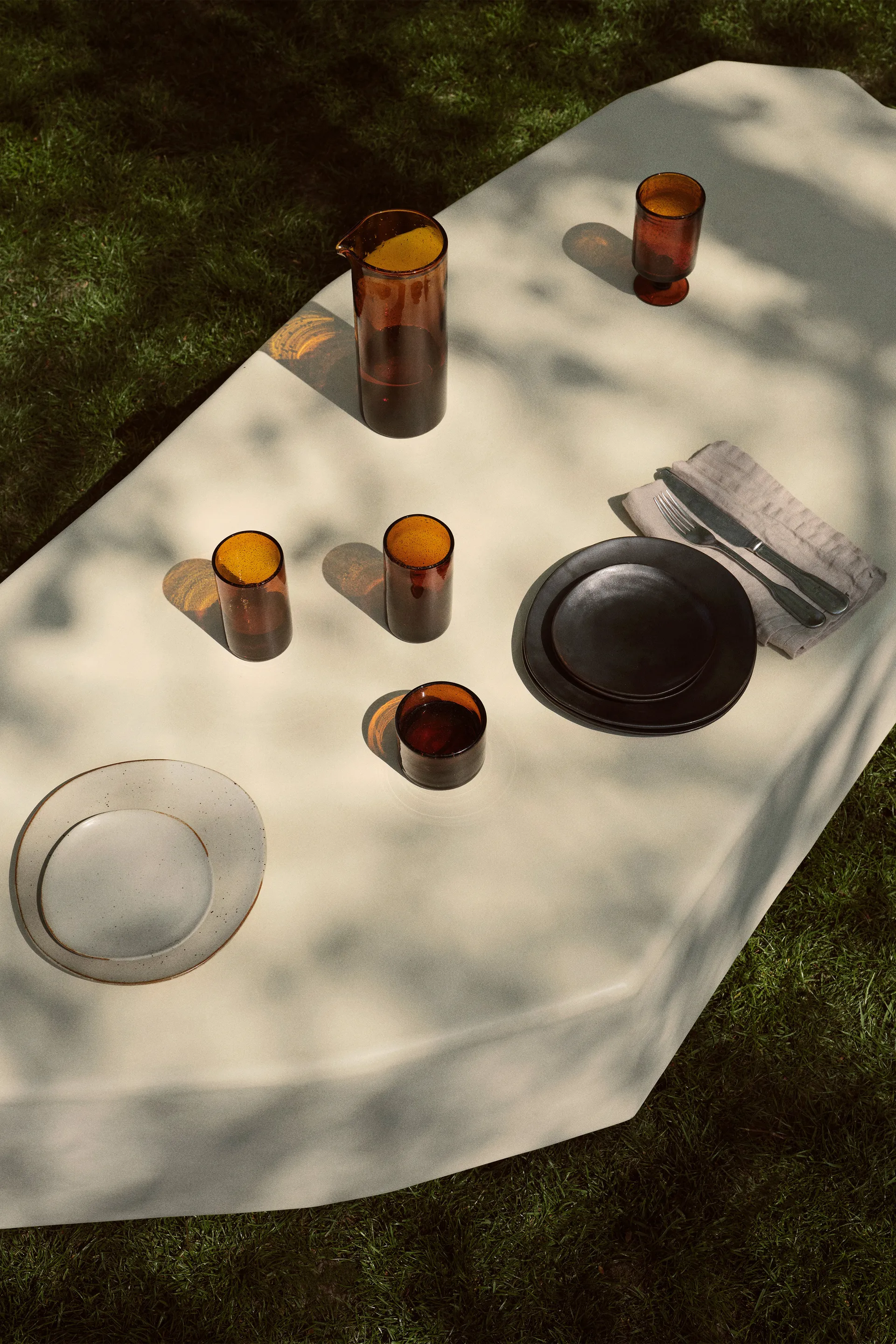 Stolik kawowy Staffa 163,5x82,4 cm, Kość słoniowa Ferm Living