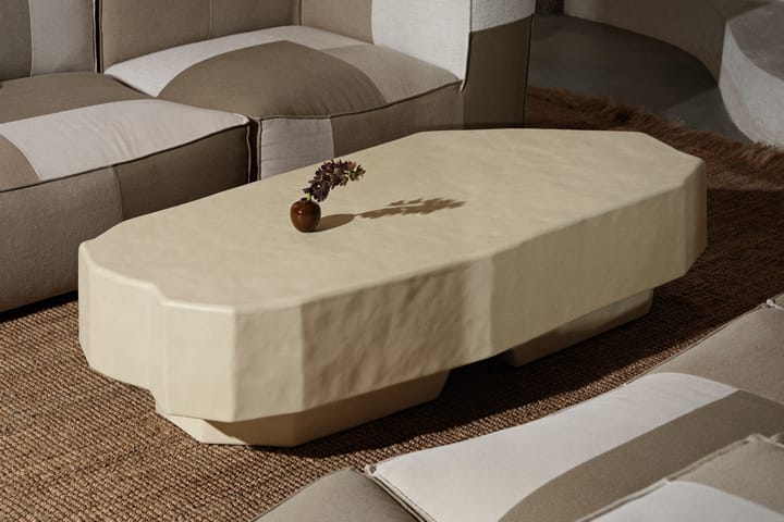 Stolik kawowy Staffa 163,5x82,4 cm, Kość słoniowa Ferm Living