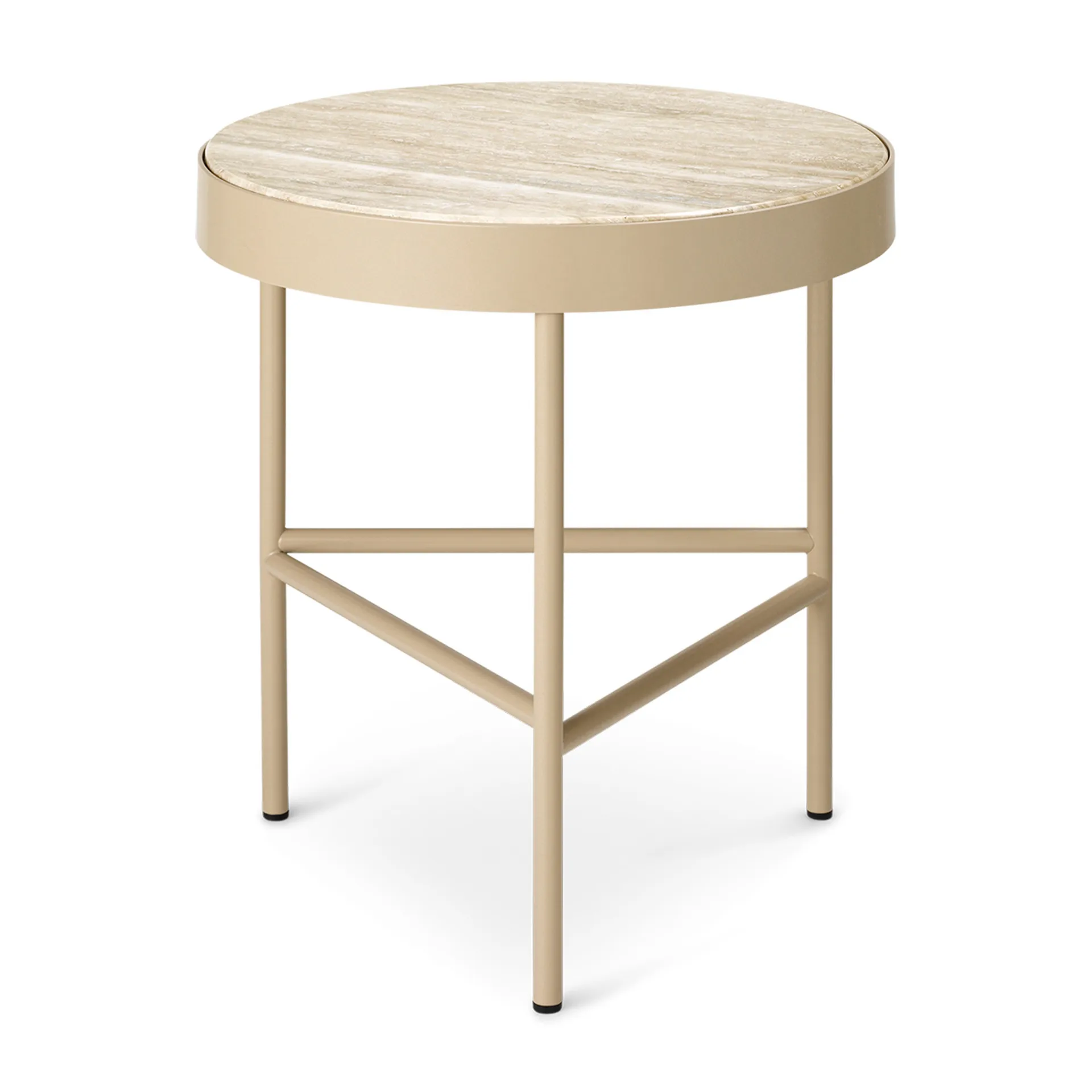Stolik Travertine Ø40 cm, Kaszmir Ferm Living