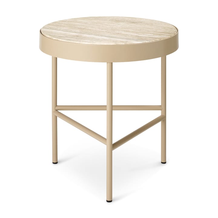 Stolik Travertine Ø40 cm - Kaszmir - Ferm Living