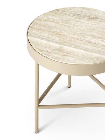 Stolik Travertine Ø40 cm - Kaszmir - Ferm Living
