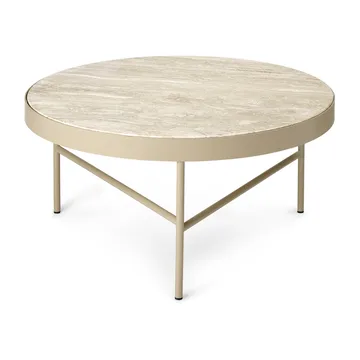 Stolik Travertine Ø70,5 cm - Kaszmir - Ferm Living