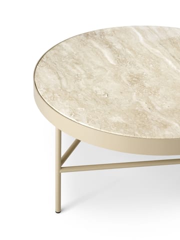 Stolik Travertine Ø70,5 cm - Kaszmir - Ferm Living
