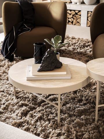 Stolik Travertine Ø70,5 cm - Kaszmir - Ferm Living