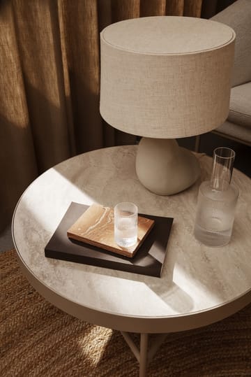 Stolik Travertine Ø70,5 cm - Kaszmir - Ferm Living