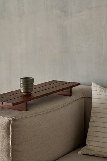 Stolik z tacą Tategu 70x22,1x7 cm - Ciemnobrązowy - Ferm Living