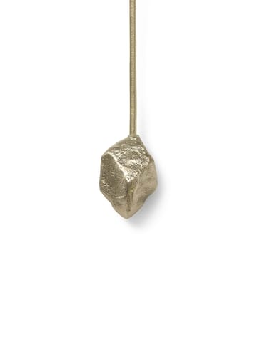 Stone christmas tree świecznik - brass - Ferm Living