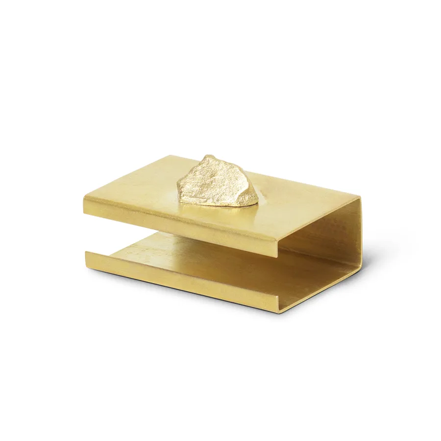 Stone etui na zapałki, mosiądz Ferm Living